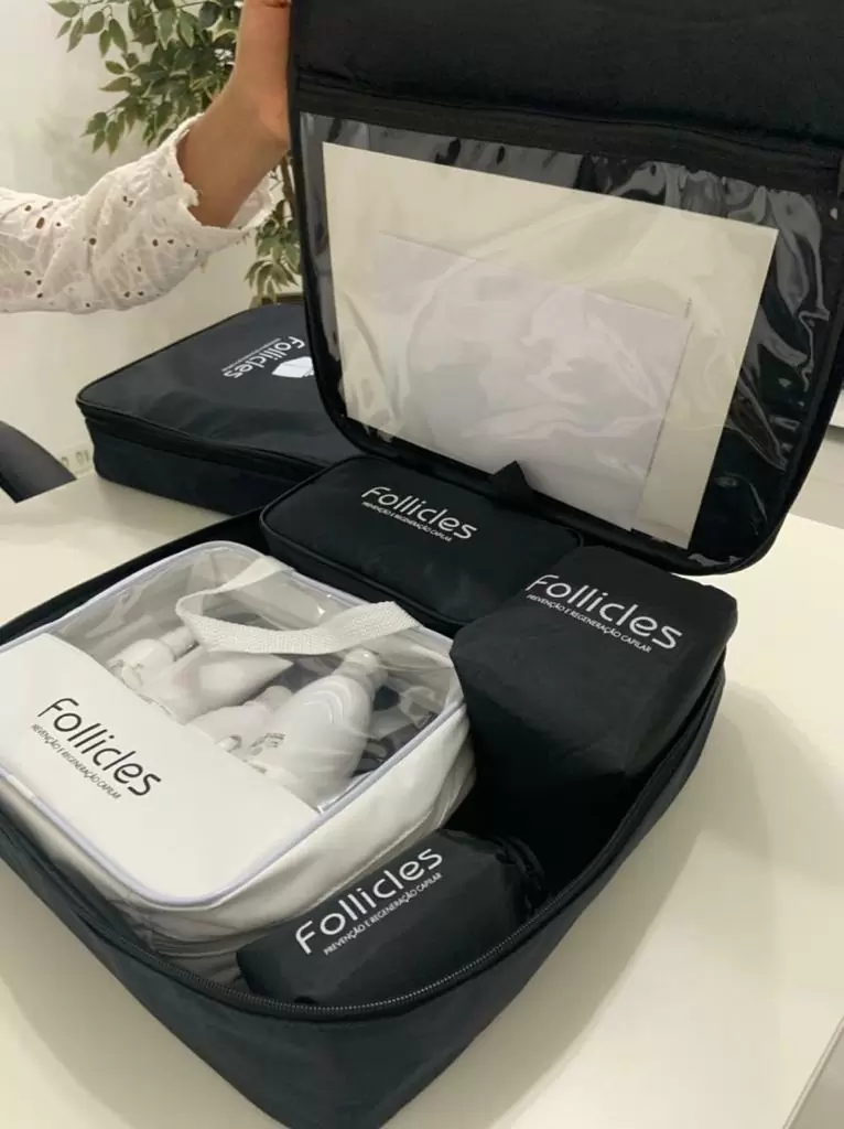 Clínica Tratamento Queda de Cabelo e Calvície Follicles - Kit Completo Tratamento Queda de Cabelo e Calvície